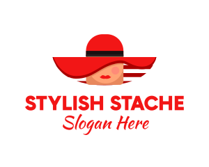 Mysterious Stylish Woman logo design