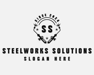 Steelworks Welding Fabrication logo design