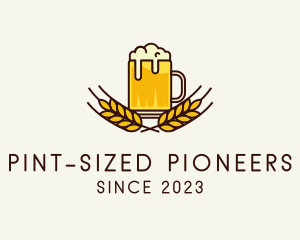 Beer Mug Booze logo design