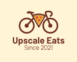 Pizza Bicycle Delivery  logo design