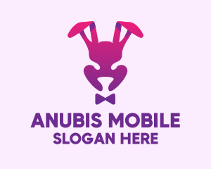 Purple Magic Rabbit logo design