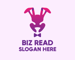 Purple Magic Rabbit logo design