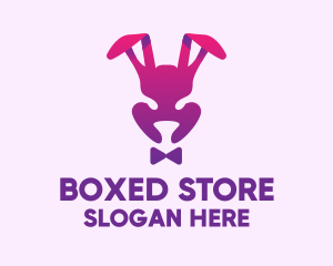 Purple Magic Rabbit logo design