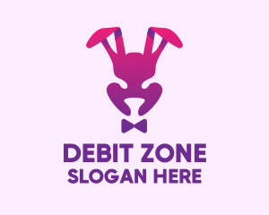 Purple Magic Rabbit logo design