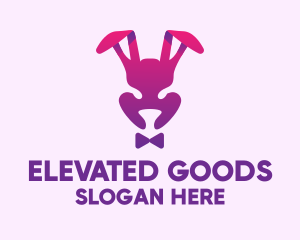 Purple Magic Rabbit logo design