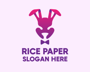 Purple Magic Rabbit logo design