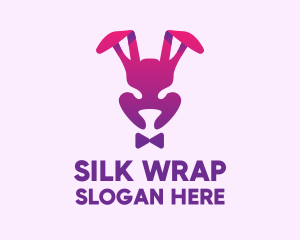 Purple Magic Rabbit logo design