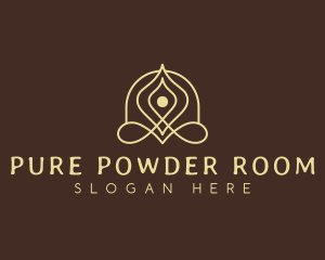 Relaxation Yoga Healing logo design