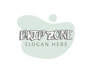 Paint Drip Wordmark logo design