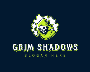 Grim Reaper Vaping Smoke logo design