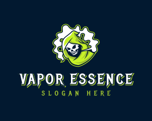 Grim Reaper Vaping Smoke logo design