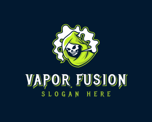 Grim Reaper Vaping Smoke logo design