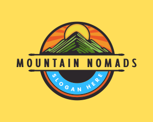 Peak Summit Mountain logo design