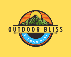 Peak Summit Mountain logo design