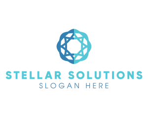 Professional Company Star & Circle logo design