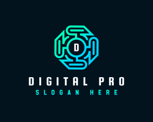 Digital Technology Software logo design