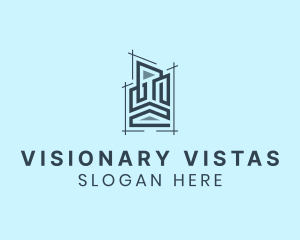 Abstract Building Plan logo