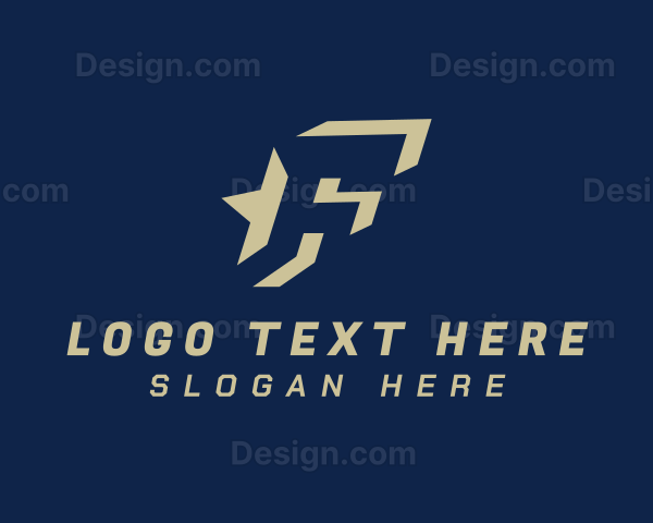 Logistics Business  Letter F Logo