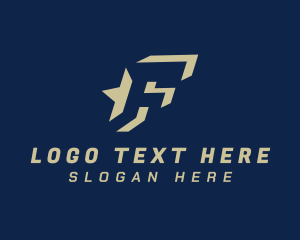 Logistics Business  Letter F logo