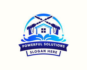 Pressure Washer Cleaner logo design