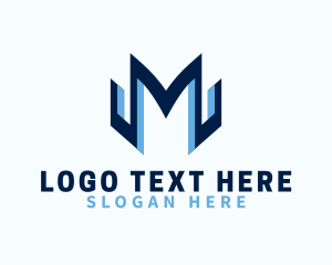 Company Business Letter M logo