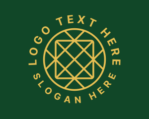 Woven Textile Pattern logo design