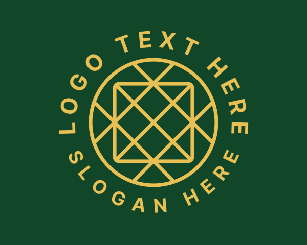 Woven Textile Pattern logo