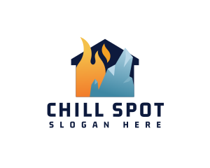 Hot Cool Home logo design