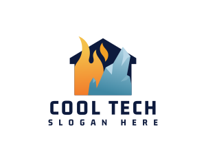 Hot Cool Home logo design