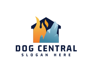 Hot Cool Home logo design