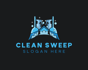 Sanitation Janitor Sweep logo