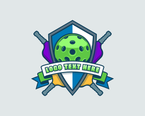 Pickleball Sports Shield logo