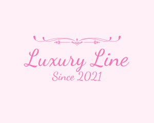 Feminine Luxury Cosmetics logo design