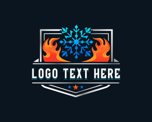 Heat Cold Ventilation Logo