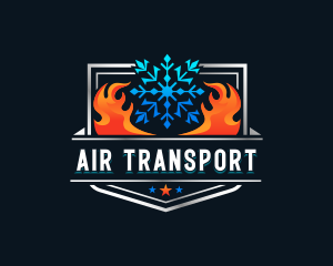 Heat Cold Ventilation logo design