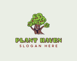 Cherry Planting Tree logo design