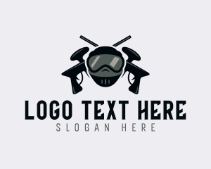 Paintball Combat Shooting logo