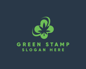 Organic Leaf Cannabis logo design