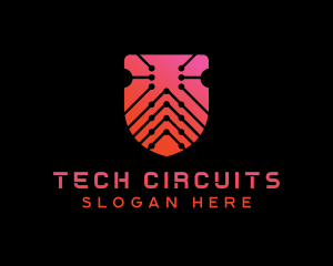 Technology Shield Circuitry logo