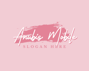 Beauty Makeup Artist Wordmark logo design