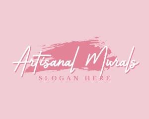 Beauty Makeup Artist Wordmark logo design