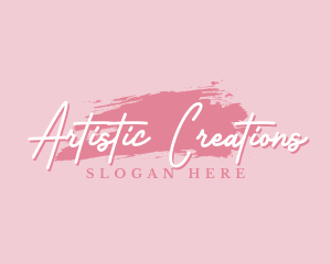 Beauty Makeup Artist Wordmark logo design