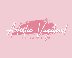 Beauty Makeup Artist Wordmark logo design