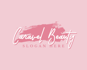 Beauty Makeup Artist Wordmark logo design