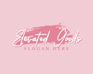 Beauty Makeup Artist Wordmark logo design