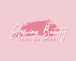 Beauty Makeup Artist Wordmark logo design