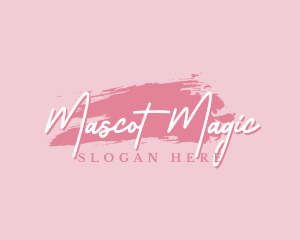 Beauty Makeup Artist Wordmark logo design