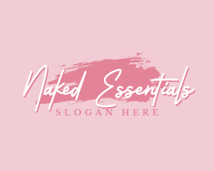 Beauty Makeup Artist Wordmark logo design