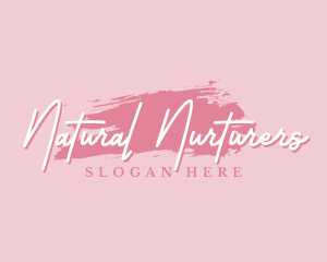 Beauty Makeup Artist Wordmark logo design