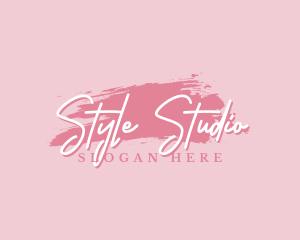 Beauty Makeup Artist Wordmark logo design